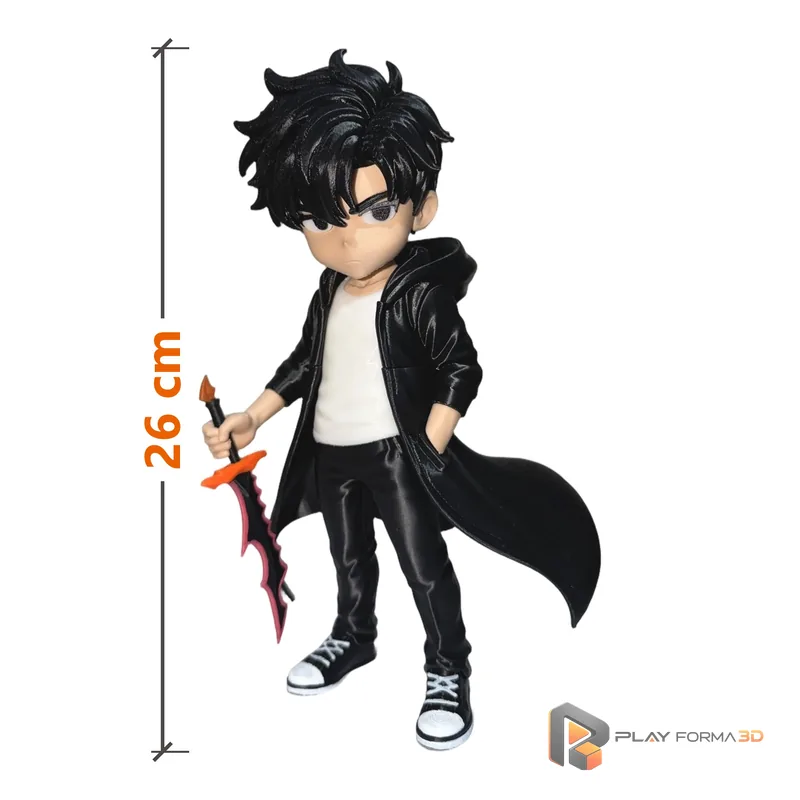 Action Figure Sung Jinwoo - Solo Leveling (foto 5)